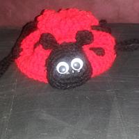 Ladybug child's purse - Project by Theresa Young