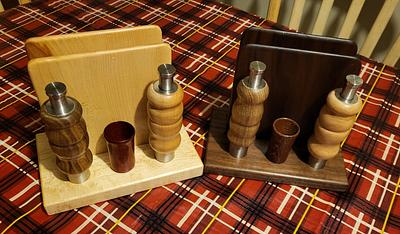 Grinders and Napkin Holder - Project by Eric - the "Loft"