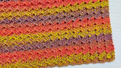 How To Crochet Fall Blanket - Project by rajiscrafthobby