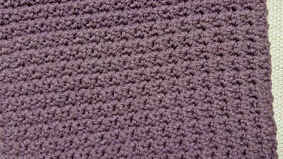 Super Easy One Row Repeat Crochet Blanket Pattern - Project by rajiscrafthobby