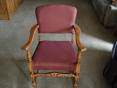 New Chair Arms and Upholstery - Project by Jim Jakosh