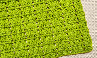 Easy Crochet Filet Blanket - Project by rajiscrafthobby