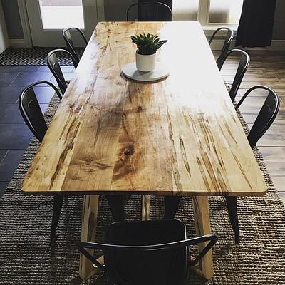 Ambrosia Maple Dining Table - Project by Okie Craftsman