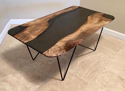 Black Sea Resin Table - Project by Omid Nabavizadeh