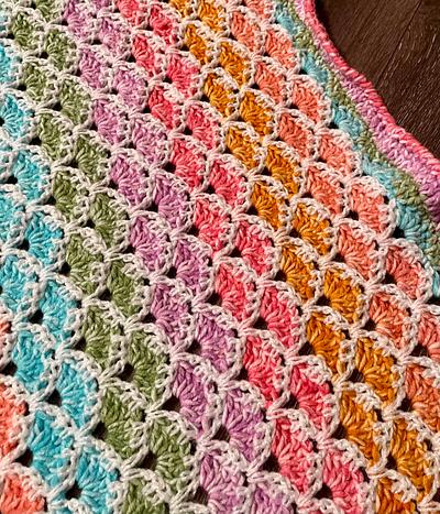 Mermazing Baby Blanket - Project by Coastal Dragonfly Designs
