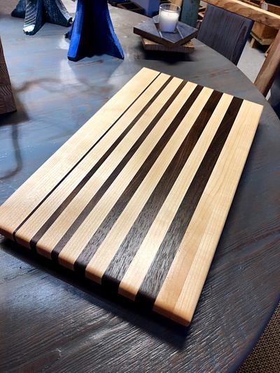 Oblique Cutting Board - Project by James Tillman
