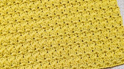 One Row Repeat Effortless Cozy Simple Crochet Blanket - Project by rajiscrafthobby