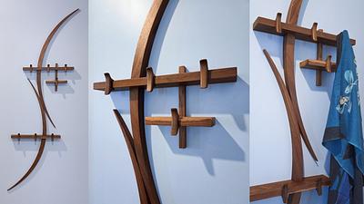 Two Moon Coat Rack - Project by Brian Benham