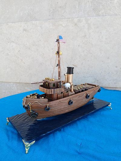 The towing ship - Project by siavash_abdoli_wood