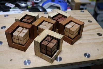 “Triple 3” Packing Puzzle. - Project by LIttleBlackDuck