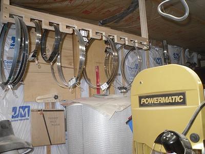 Bandsaw Blade Storage - Project by Kelly