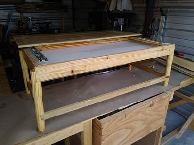 Sliding Top Coffee Table  - Project by Clayton James Woodworks 