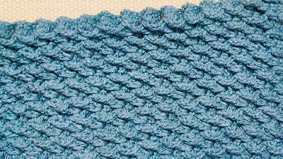 Tide Texture Easy Crochet Blanket Pattern - Project by rajiscrafthobby