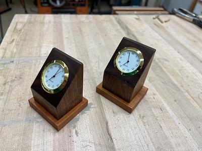 Small clocks - Project by Carey Mitchell
