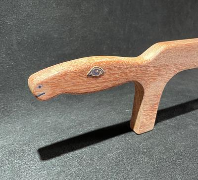 How I turned a Mid Century Modern wooden Horse sculpture into a bow bread slicer - Project by James McIntyre