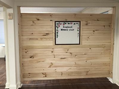 Commemorative Plaque wall - Project by Gary G