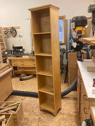 School Bleacher Chimney Corner Bookcase - Project by Bondo Gaposis