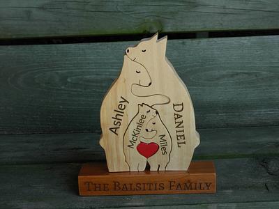 Another 4 Bear Puzzle - Project by Jim Jakosh