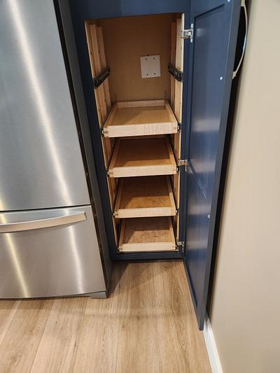 Cabinet Pullouts - Project by Earl