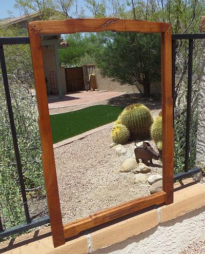 Mesquite Mirror Frame w/ G&G details - Project by TucsonTim