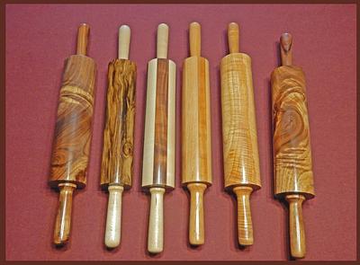 Lathe turned rolling pins - Project by LesB