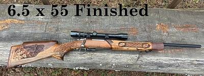 6.5 x 55 Mauser Military Rifle Sporterization Project - Project by Don