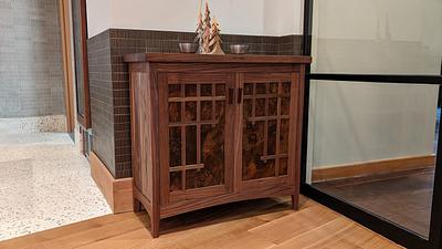 Entry Cabinet at Red Rocks - Project by Brian Benham