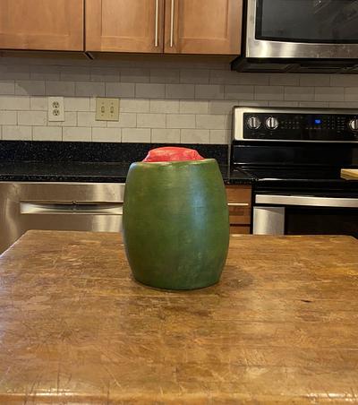 Stuffed olive cookie jar - Project by hairy