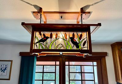 Greene and Greene Style Ceiling Light  - Project by James McIntyre