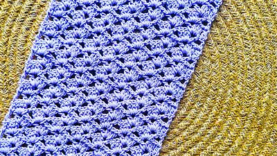 Easy Lacy Crochet Table Runner - Project by rajiscrafthobby