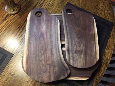 Live-edge cutting/serving Boards - Project by jbschutz