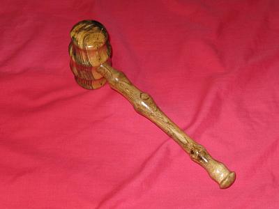 MALLET MADE FROM CHINESE ELM - Project by CLIFF OLSEN