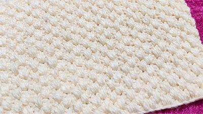 How To Crochet a Textured V-Stitch Blanket - Project by rajiscrafthobby
