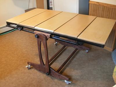Folding Table to Shelves - Project by Jim Jakosh
