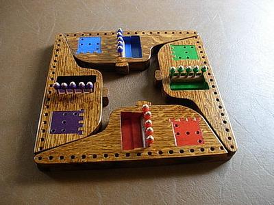 Self Storing Pegs and Jokers Game - Project by Jim Jakosh