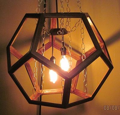 Dodecahedron Hanging lamp - Project by papadan