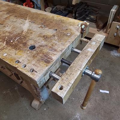 End vise racking stop. - Project by Oldtool