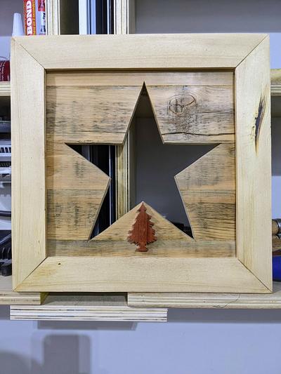 BIG Star for a little Christmas tree. - Project by Bagtown
