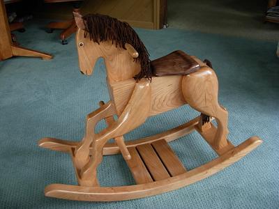 Cherry Roan Rocking Horse - Project by Jim Jakosh