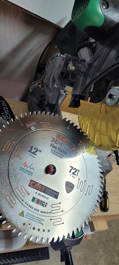 CMT 12 inch miter saw blade - review review by BB1