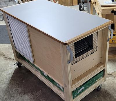 Mobile air filter cart - Project by BB1