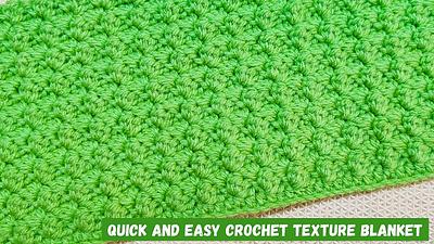Quick and Easy Crochet Texture Blanket - Project by rajiscrafthobby