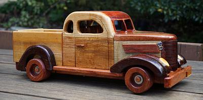 1937 Aussie Ford Ute Replica Model in timber “scratch built” - A gift for an old friend!  Finished! - Project by crowie