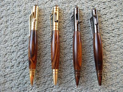 Bolt Action Pens - Project by Jim Jakosh