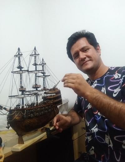 A wooden ship with 22 cannons - Project by siavash_abdoli_wood
