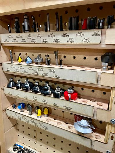 Router Bit Storage Upgrade - Project by RyanGi
