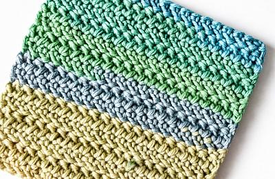 Learn the Double Crochet Herringbone Stitch A Beautiful Textured Stitch - Project by rajiscrafthobby