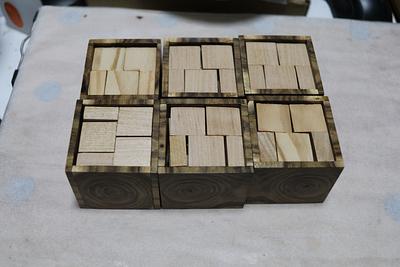 “Half Cubes” Packing Puzzle. - Project by LIttleBlackDuck