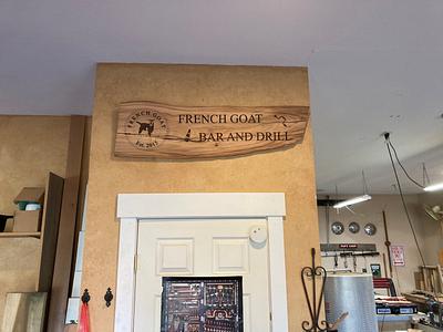 Finally made the sign.  - Project by French Goat Toys