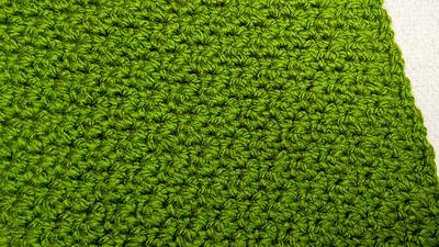 Super Easy Lemon Peel Textured Crochet Blanket - Project by rajiscrafthobby